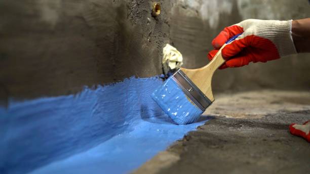 Commercial Waterproofing project at a Centreville, MI business property by SJ Waterproofing Pros